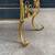 Vintage Gilt Metal & Glass Display Shelf Curio, c.1950’s 9 thumbnail