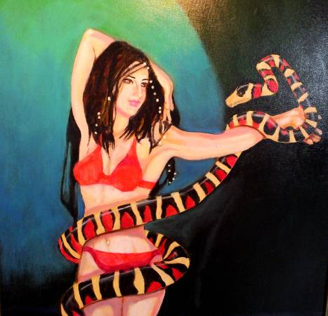 Pintura original de Pinup por Norman Strite (1935-2023) - $150 (Plymouth Meeting)63471188124419121