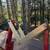 chainsaw sawhorse holder, log cutting stand 3 thumbnail