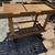 Vintage Large Teak Drink Cart, on wheels, comes with teak cutting boar 3 thumbnail