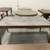 Pemberly Row Contemporary Rectangular Wood Dining Table Stone/Walnut 1 thumbnail