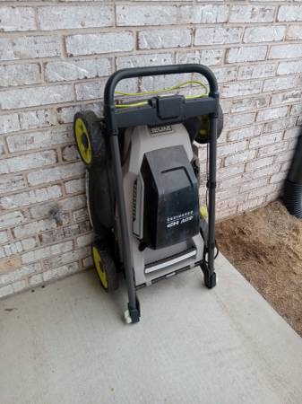 Ryobi 40V/6.Ah 20” Brushless Lawnmower excellent condition Barely used 1
