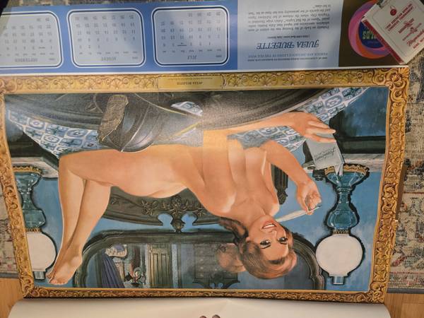 WALL CALENDAR 1968 HAROLD'S GASINO 1