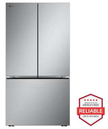 36in. 25 cu. ft. Counter-Depth MAX with Zero Clearance 3-Door 1