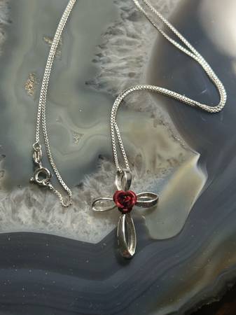 Sterling Silver Cross Pendant Necklace 1