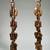(2pc) Pair Post Modern Brutalist Buffet/Table Lamps 2 thumbnail