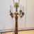 Brass & Marble Vintage SHOW HOME Lamp with 4 Candlestick Accents 1 thumbnail