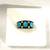 Great condition authentic turquoise stone set it a .925 silver ring. 9 4 thumbnail