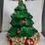 Heavy Metallic Living Quarters Large Christmas Tree COOKIE JAR 3 thumbnail