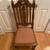 Antique solid oak chair made in Belgium 4 thumbnail