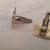 VINTAGE STERLING SILVER CUFFLINKS:AZTEC BIRD DESIGN 2 thumbnail