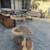 BEAUTIFUL HANDCRAFTED WALNUT DISPLAY SHELVING UNIT 4 thumbnail