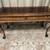 Ornate Console Table with Leather Inlaid Top 1 thumbnail