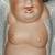 Vintage Hoi Toi Happy Buddha Bisque Porcelain Crackle Glaze Monk 2 thumbnail