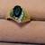 Vintage Natural Pear Shaped Onyx w/Diamonds 14K Gold Ring 1 thumbnail
