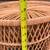 Unique 3 piece barrel back hand woven wicker chairs and table set 6 thumbnail