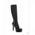 Stuart Weitzman Designer Black Leather Knee High Boots 1 thumbnail