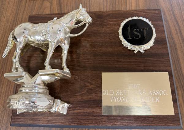 Old Settler's Picnic Trophies 1