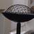 Black halogen torchiere lamp 2 thumbnail