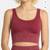 No Boundaries Seamless Scoop Cropped Tank and Flare Leggings Set, 2-Pi 4 thumbnail