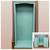 Teal Bookcase, Solid Wood Shelving Unit. Painted Turquoise Bookshelf with 4 Adju 1 thumbnail
