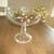 Cut Glass PEDESTAL bowls, vintage antique lid GLASS pcs 7 thumbnail