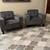 2 Beautiful Brand New Grey Upholstered Accent Chairs 4 thumbnail