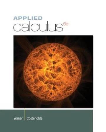Applied Calculus - Hardcover By Waner, Stefan - GOOD 1