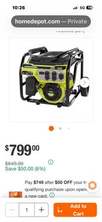Generator New in Box 1
