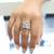 Sterling Silver Bypass Multicolor Ring (Size 7 3/4) 8 thumbnail