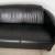 Free Postmodern Art Deco Style Italian Black Leather Sofa 14 thumbnail
