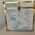 White Cat with Blue Eyes Wooden Trunk Chest Toy Storage Box 16" Cube 2 thumbnail