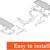 Floorboard Mounting Kit, Left/ Right Front support bracket kit Harley 4 thumbnail