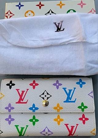 Louis Vuitton Takashi Murakami Monogram Multicolore wallet 1