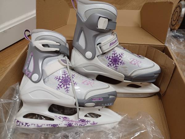 Blade Runner Micro G Ice Girls Ice Skates Adjustable 2-5 1