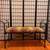 Vintage Chic Heavy Wrought Iron Forged Iron Bench Settee w/ Wheels 1 thumbnail