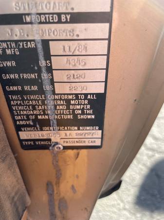 1985 Mercedes-Benz Euro 280CE - $5,000 (Koreatown)63476544310147123