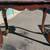 Vintage Glass Top End Table Side Table Night Stand 5 thumbnail