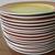 VTG Serving Plates NASCO CERAMICA CARMEL Japan Yellow, Orange BK/WT 3 thumbnail