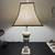 Vintage 29” Roman Style Marble 3 Way Table Lamp w/Shade 1 thumbnail