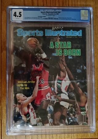 Michael Jordan Rookie Sports Illustrated 1