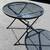 Outdoor Folding Glass and Metal Round Patio Deck Table 35” in Diameter 3 thumbnail