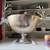 RARE SILVER PLATTED CHAMPAGNE BUCKET STAG HEADS DEER HEADS LOG HOLDER 4 thumbnail