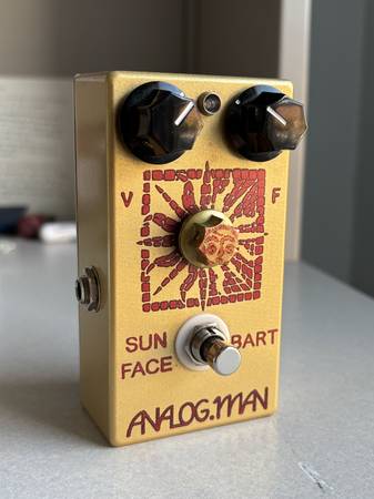 Analogman Sun Face BART Germanium Fuzz with Sun Dial Knob 1
