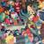 Large Mod Painting Acrylic 1999 Vibrant Color Pop Culture Movies 3D 2 thumbnail