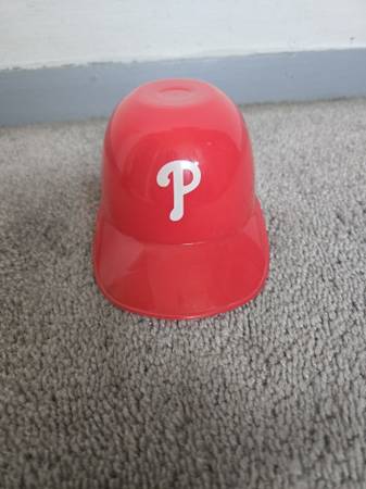 Philadelphia Phillies Plastic Mini Baseball Helmet Ice Cream Cup Hat Cap Vintage 1