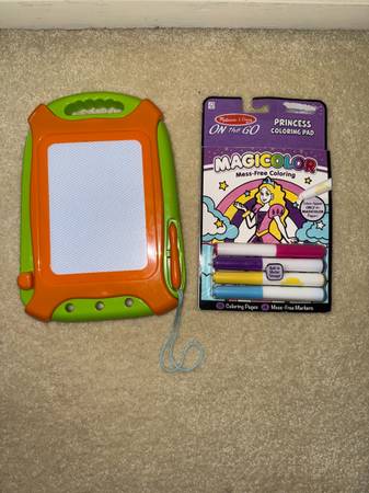 Melissa & Doug Princess Coloring Pad and erasable writing pad 1