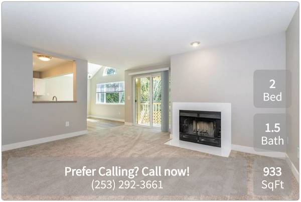$1,945 / 2br - 933ft2 - ¡Disfruta de vistas increíbles en Lawn Courte Apartments! 2 Habitaciones, 1.5 Baños, 933 Pies Cuadrados (Tacoma - West End)63814812071939120