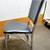 Chrome dining chair(s) 2 available with black faux leather cushions 1 thumbnail
