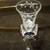 Small Vintage Crystal Etched Glass Bud Vase 4 thumbnail